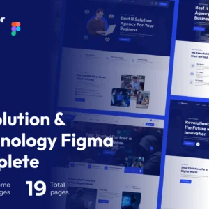 IT Solution & Technology Figma Templete