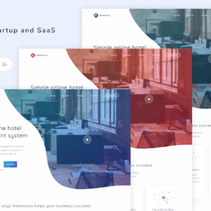 Webmania - Agency, Startup and SaaS Template