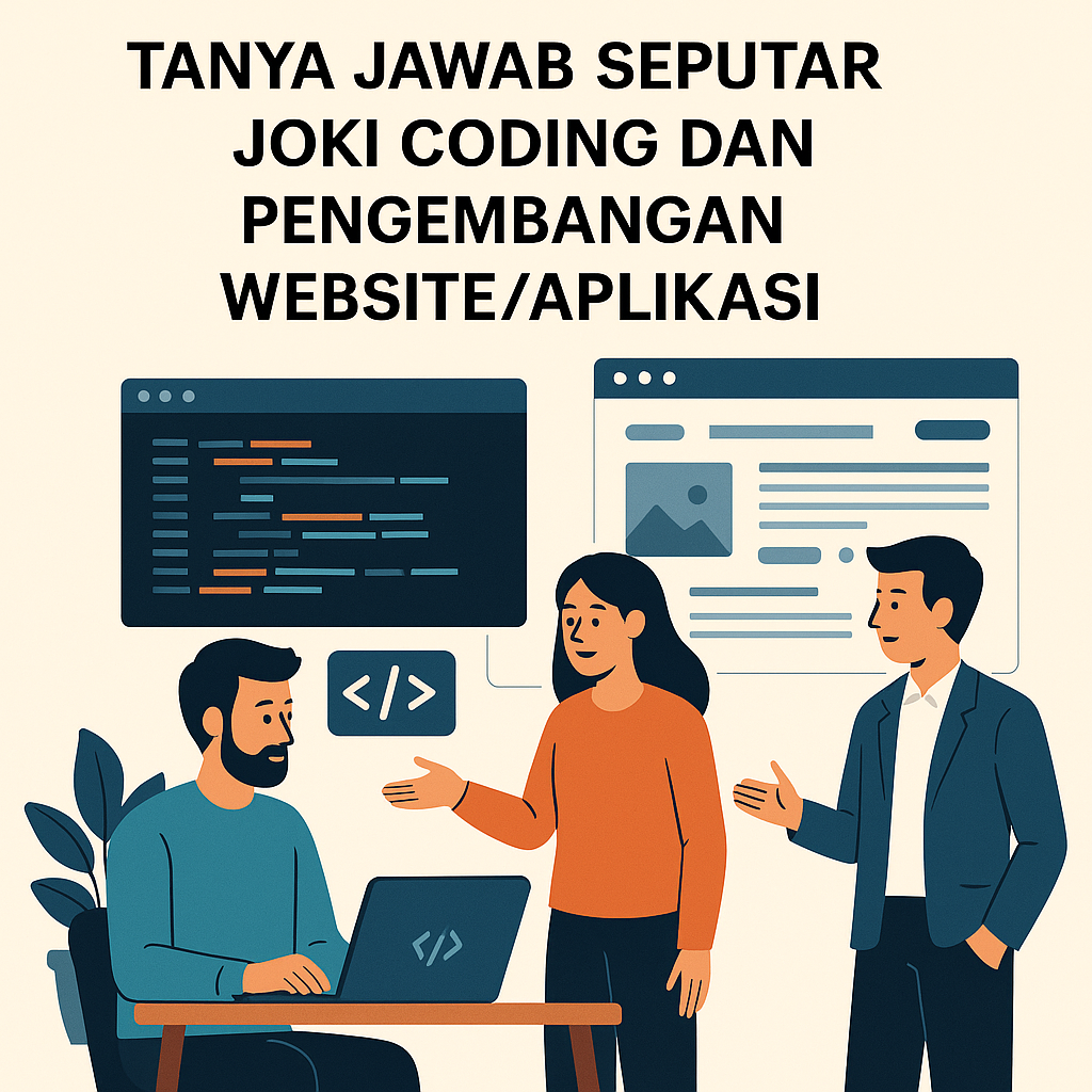 Tanya Jawab Seputar Joki Coding dan Pengembangan Website/Aplikasi